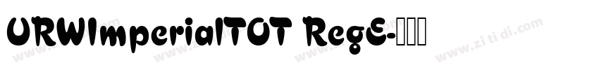 URWImperialTOT RegE字体转换